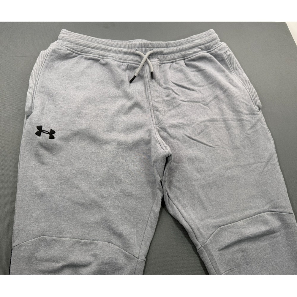 Under Armour Sportstyle Joggers Heather Gray Fleece Sweatpants 1329753 Men's XL